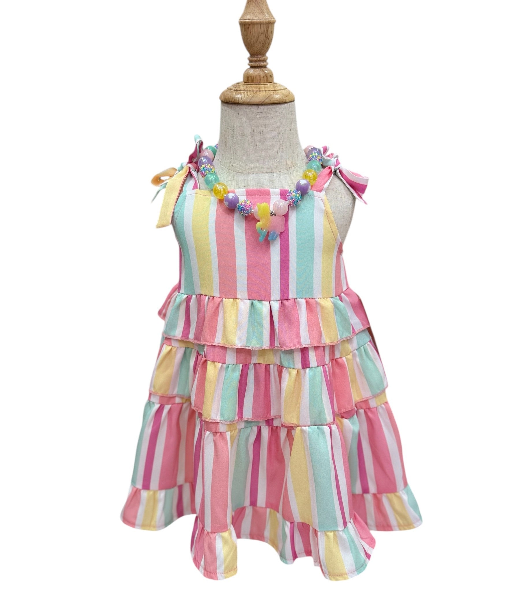 Pastel Striped Dress